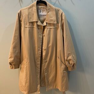 vintage London Fog trench coat, a classic piece of American outerwear